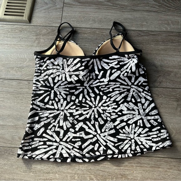 Simon Chang Stretch Tank Top Bra Included Swimwear Tankini - Picture 12 of 13